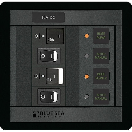 Blue Sea Systems Blue Sea 1522 360 Panel Dual Bilge Pump Control 1522